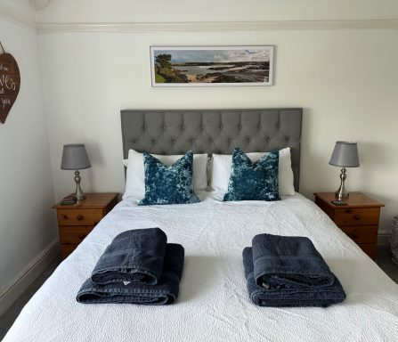 Master Bedroom: king size bed